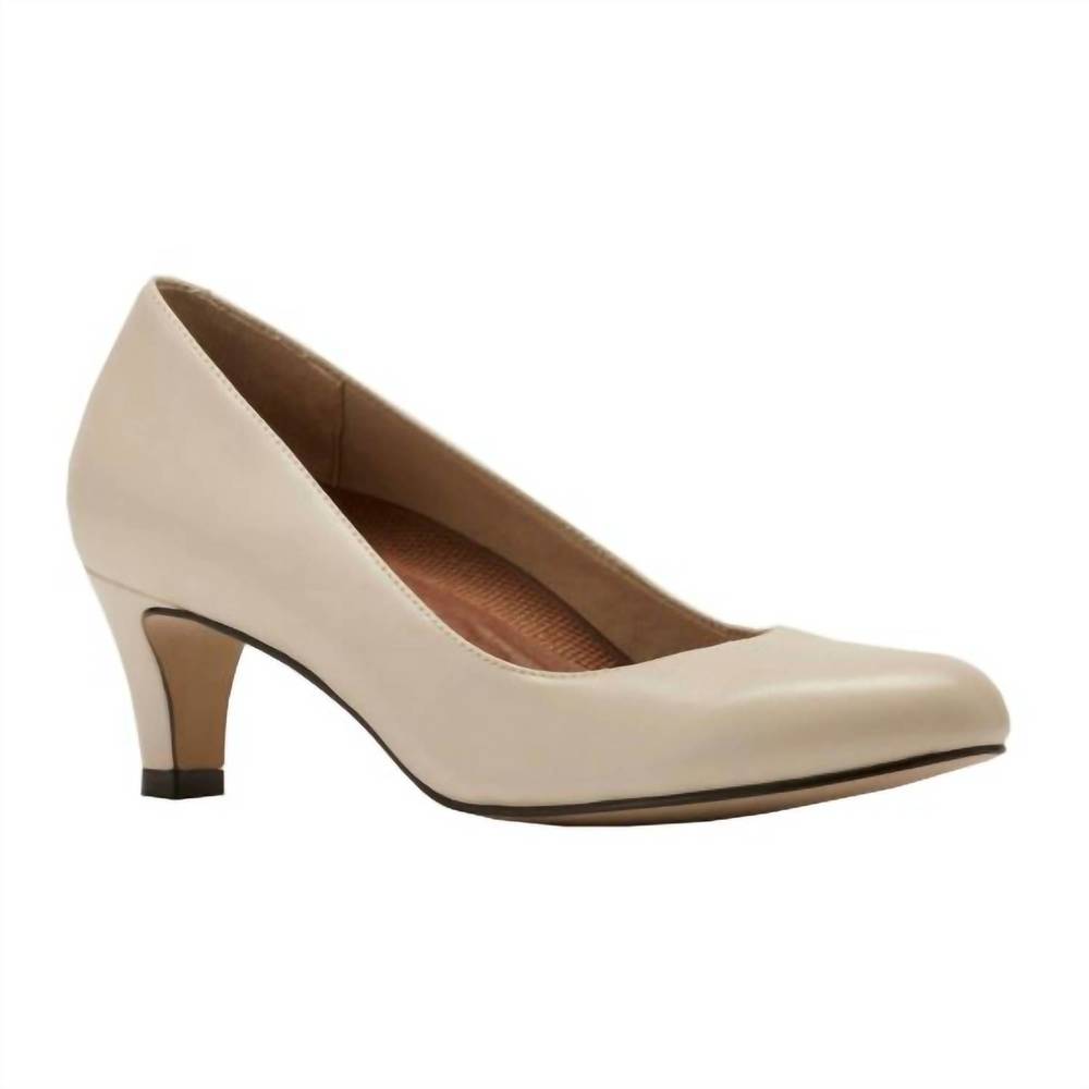 NEW THE WALKING CRADLE CO. women's joy leather pump in bone